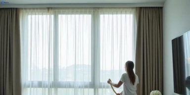 Delicate sheer drape cleaning voyager-point-nsw Matty Curtain Cleaning